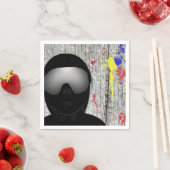 Paintball Party Paper Cocktail Napoleon Serviette (Beispiel)