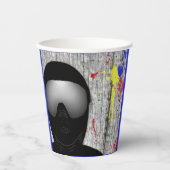 Paintball Party Paper Cups Pappbecher (Vorderseite)