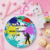 Paintball-Party Pappteller (Party)