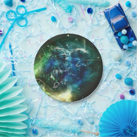 Paintball-Party Pappteller (Party)