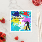 Paintball Party Serviette (Beispiel)