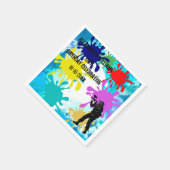 Paintball Party Serviette (Ecke)