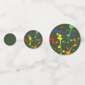 Paintball Party Table Confetti Konfetti (Vorderseiten)