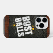 Paintball-Plättchen iPhone Hülle (Rückseite (Horizontal))