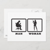 Paintball Postkarte (Vorne/Hinten)