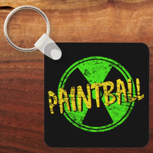 Paintball Radioactive Schlüsselanhänger (Vorderseite)