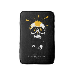 Paintball-Schädel Badematte