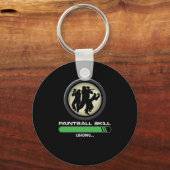 Paintball Skill Loading Paintball Player Geschenk Schlüsselanhänger (Vorderseite)