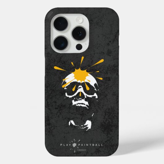 Paintball Skull Case-Mate iPhone Hülle (Rückseite)