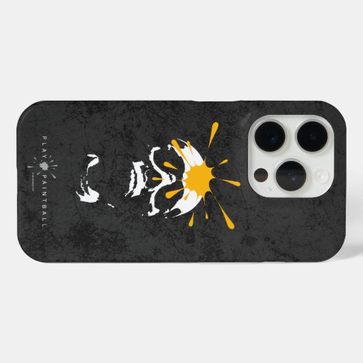 Paintball Skull Case-Mate iPhone Hülle (Rückseite (Horizontal))