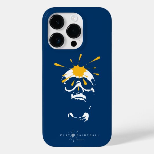 Paintball Skull Case-Mate iPhone Hülle (Rückseite)