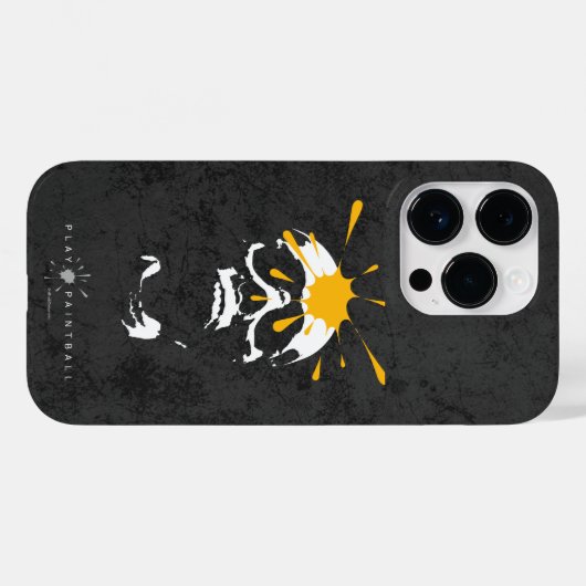 Paintball Skull Case-Mate iPhone Hülle (Rückseite (Horizontal))
