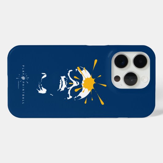 Paintball Skull Case-Mate iPhone Hülle (Rückseite (Horizontal))