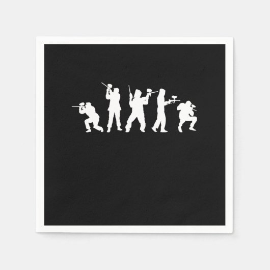 Paintball Spieler Paintball Marker Paintball Gun G Serviette (Vorderseite)