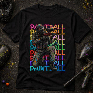 Paintball-Spieler T-Shirt