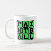Paintball, Sport Kaffeetasse (Links)
