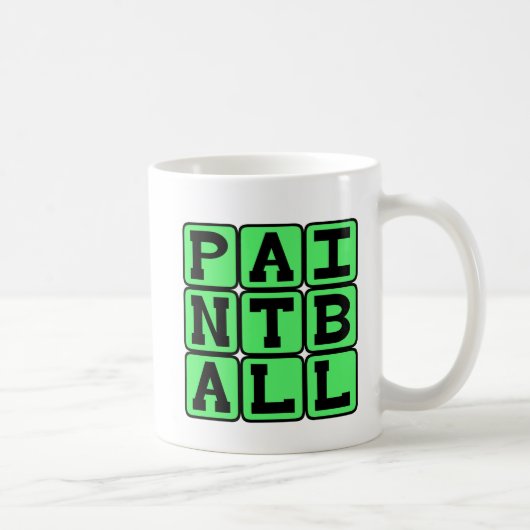 Paintball, Sport Kaffeetasse (Rechts)