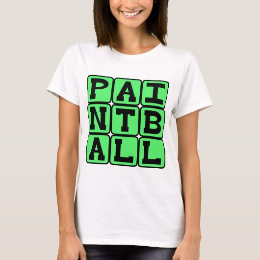 Paintball, Sport T-Shirt (Vorderseite)