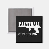 Paintball-Staat Magnet (Vorderseite/Rückseite)