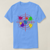 Paintball Target Shooting Sport Paintballer Air Gu T-Shirt (Design vorne)