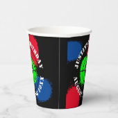 Paintball Thema Geburtstagsfeier Becher für Kinder (Rechts)