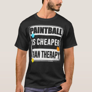 Paintball-Therapie Airsoft Airsoft-Teamspieler T-Shirt
