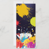 Paintball Ticket Pass Einladung zur Geburtstagspar (Rückseite)