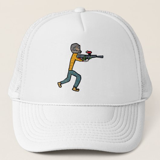 Paintball Truckerkappe (Vorderseite)