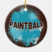 Paintball-Verzierung Keramik Ornament (Hinten)
