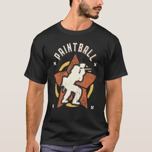 Paintball Vintage Retro Classic T-Shirt (Vorderseite)