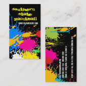 Paintball-Visitenkarte Visitenkarte (Vorne/Hinten)