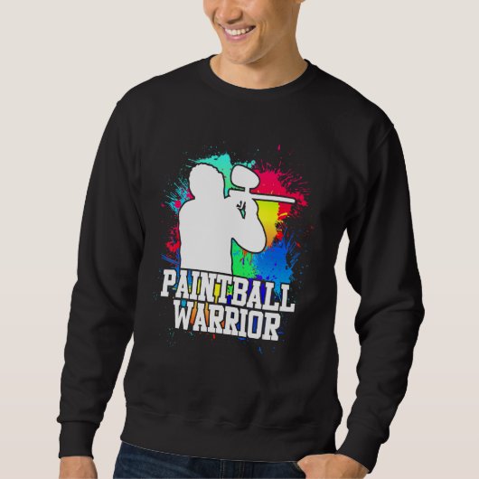 Paintball Warrior Paintballer Sweatshirt (Vorderseite)