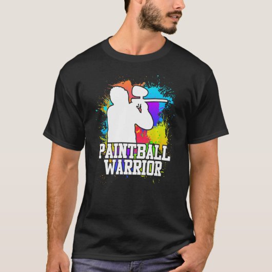 Paintball Warrior Paintballer T-Shirt (Vorderseite)