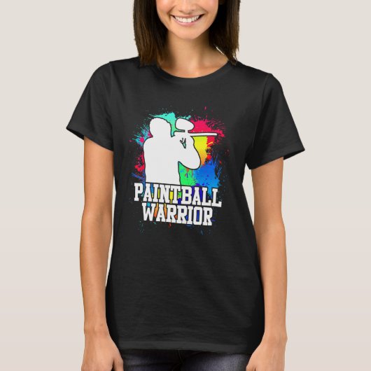 Paintball Warrior Paintballer T-Shirt (Vorderseite)