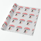 Paintball Warrior Themed Graphic Geschenkpapier (Ungerollt)