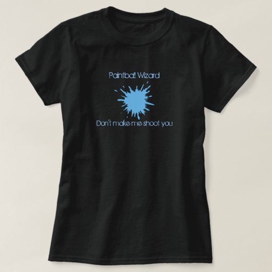 Paintball-Zauberer T-Shirt (Design vorne)