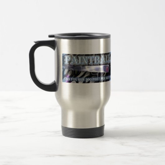 Paintball-Zitat-Tasse Reisebecher (Links)