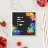 Paintballing Birthday Party Serviette (Beispiel)