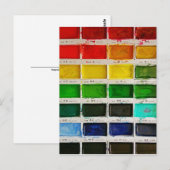 Paintbox Postkarte (Vorne/Hinten)