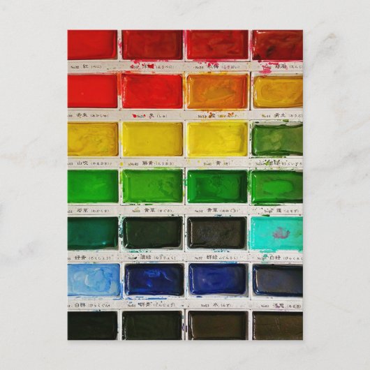 Paintbox Postkarte (Vorderseite)