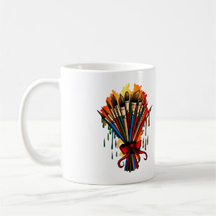 Paintbrush Bouquet Kaffeetasse