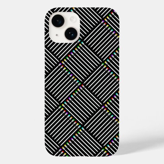 Paintbrush Crosshatch Case-Mate iPhone Hülle (Rückseite)