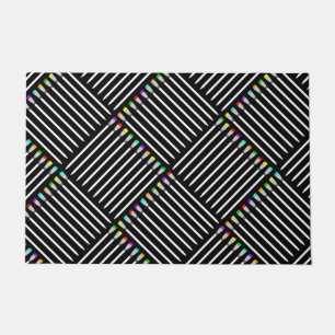 Paintbrush Crosshatch Fußmatte