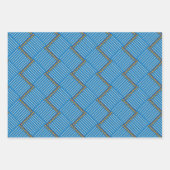 Paintbrush Crosshatch Geschenkpapier Set (Vorderseite 2)