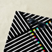 Paintbrush Crosshatch Strandtuch (Beispiel)