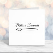 Paintbrush-Individuelle Name Permastempel