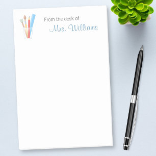 Paintbrush Pencil Art Craft Lehrer Post-it Klebezettel