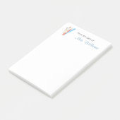 Paintbrush Pencil Art Craft Lehrer Post-it Klebezettel (angewinkelt)