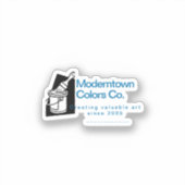 Paintbrush Vector Painter Artist Business Info Aufkleber (Vorderseite)