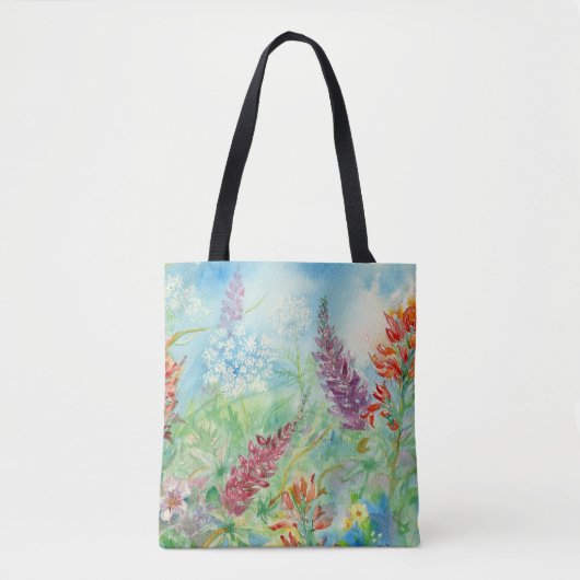 Paintbrush-Wiesen-Tasche Tasche (Vorderseite)
